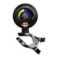 Clip-on Tuner Color Screen for Chromatic Guitar Bass Ukulele Violin