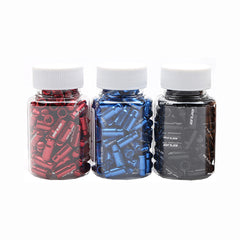 50Pcs Aluminum Alloy Bike Bicycle Presta Valve Cap CNC Cycling Dustproof Air Cover