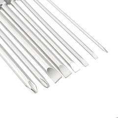 8Pcs 100mm S2 Alloy Steel SL2-SL6 Magnetic Flat Head and Cross Head Screwdriver Bits 1/4 Inch Hex Shank
