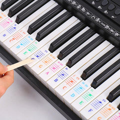 Piano Keyboard Note Sticker for 61/88 key Electronic Keyboard