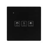 WiFi Curtain Switch EU Standard Smart Touch Switch Compatible with Alexa Google Home