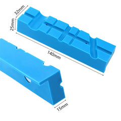 2Pcs 140mm Vise Jaws Multipurpose Magnetic Reversible Vise Soft Jaw Pads for Metal Vise Table Vise