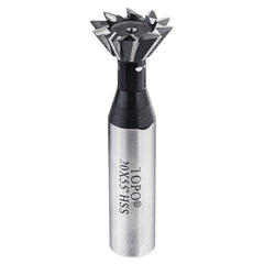 55 Degree 8-20mm Dovetail Groove HSS Straight Shank Slot Milling Cutter End Mill CNC Bit