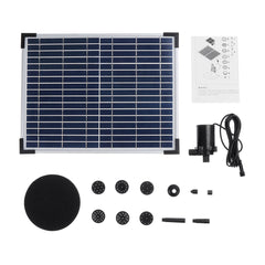 Solar Power Fountain Kit Solar Panel Garden Solar Fountain Landscape Floating Fountain Water Pump