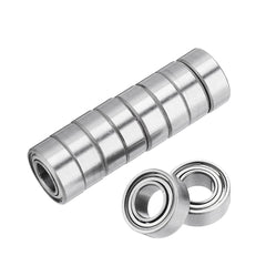 20Pcs 5x10x4mm Metal Sealed Shielded Deep Groove Ball Bearing