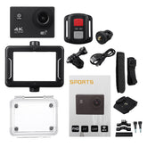 Action Camera 4K at30fps Ultra HD 16MP WiFi Camcorder Wireless Cam IPX8 Waterproof Underwater Remote