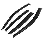 4Pcs Plastic Exterior Visor Vent For Nissan Altima Sedan 2013-2018 3D Wavy Shades Window Sun Rain Guard Deflector