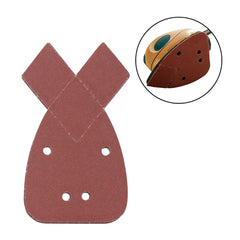 10pcs 40/80/120/240 Grit Sandpaper 4 hole Sand Disc Pad Self-adhesive Sandpaper Coarse Sand for Polishing