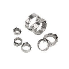 140Pcs/Set Hose Clamp Stainless Steel Fuel Pipe Tube Clips Crimping Tool 5.8-21mm