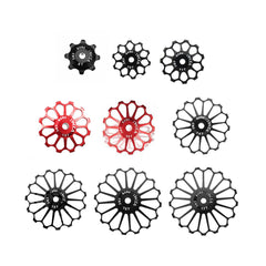 Aluminum Alloy Bicycle Derailleur Pulley Wheel Cycling Guide Roller Ceramic Bearing