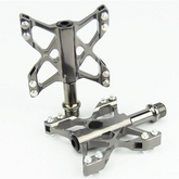 Ultralight MTB BMX Mountain Pedals 3 Bearings Platform Pedals CNC AL6061+ Cr-Mo Axis 240g
