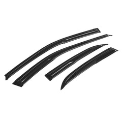 4Pcs Plastic Exterior Visor Vent Shades Fit 98-02 Accord 4DR Sedan Mugen Style 3D Wavy Window Sun Rain Guard Deflector
