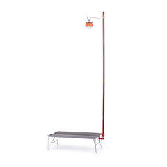 Outdoor Portable Folding Lamp Pole Aluminum Alloy Camping Tent Lantern Fixing Stand Light Holder