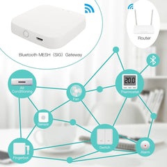 Bluetooth Gateway Hub Smart SIG Mesh WiFi Smart Life APP Remote Control Work with Alexa Google Home