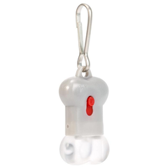 Bone Label Light Pet Tag Light Bulb Outdoor Dog Floodlight Missing Warning Light Pet Supplies