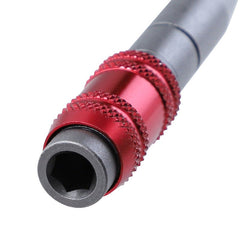 145mm Screwdriver Bit Holder 20 Degree Rotatable Magnetic Screw Drill Tip /4'' Hex Shank Screw Driver Extension Rod