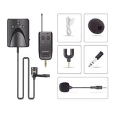2.4G UHF Lavalier Microphone Lapel Wireless for Recording Vlog Youtube Live Interview