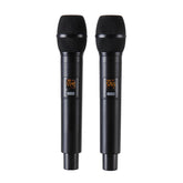 UHF Wireless Microphone System Handheld LED Mic with Receiver
