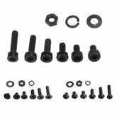 300Pcs M3 Black Alloy Steel Allen Screw Bolt With Hex Nuts Washers Assortment