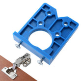 35mm Drilling Door Locator with or without Drill Concealed Hinge Hole Boring Jig Guide Woodworking Tool
