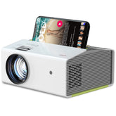 FHD WIFI Projector 8500 Lumens Wireless Mirroring Bluetooth 5.1 Digital Zoom Keystone Correction Home Theater Outdoor Movie