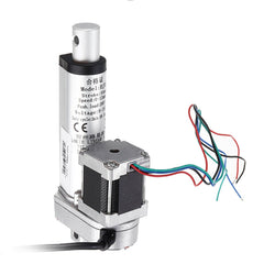 DC 9-36V Stepper Motor Linear Actuator 12mm/s Adjustable Actuator Linear Actuator Tubular Motor