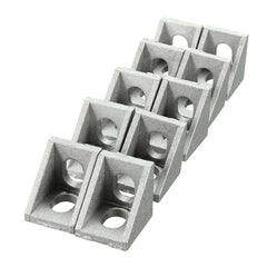 Aluminum Angle Corner Joint 20x20mm Right Angle Bracket Furniture Fittings 10pcs