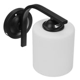 American Style Bedroom Wrought Iron Retro Wall Lamp with Power Switch Cord Without Bulb