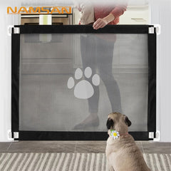 Pet Barrier Fences Portable Folding Mesh Dog Gate Pet Separation Safety Guard Isolated Fence