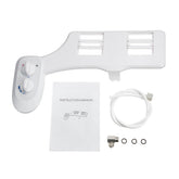 Portable Bidet Toilet Seat Attachment Non-Electric Double Cold Water Nozzle Spray