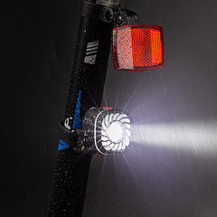 7 Modes XPE Bike Headlamp Bike Front Lamp with Hooks & Magnets Type-C Rechargerable Camping Cycling Running LED Light