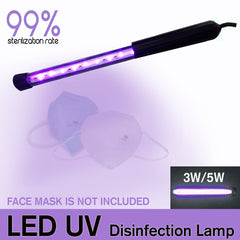 3W 5W USB LED UV Lamp Ultraviolet Germicidal Disinfection Sterilizing Light Tube