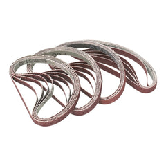 20Pcs 10x330mm Sanding Belts 40/60/80/120 Grit Abrasive Sanding Belts for Grinding Polishing Sander