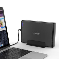 Vertical Type-C 3.5inch SATA HDD Case External Hard Drive Enclosure