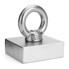 50*50*20mm Recovery Magnet Cuboid Square Block Rare Earth Magnet Metal Detector