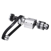 No Power Spindle Assembly Small Lathe Accessories Trimming Belt Drill Chuck Set with Synchronous Belt