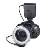 Manual LED Macro Ring Flash Video Light for Canon for Nikon Digital DSLR Camera
