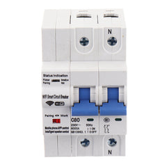 WiFi Smart Circuit Breaker Switch Smart Home Automation Overload Short Circuit Voice Control with Alexa Google Home,100A