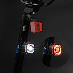7 Modes XPE Bike Headlamp Bike Front Lamp with Hooks & Magnets Type-C Rechargerable Camping Cycling Running LED Light