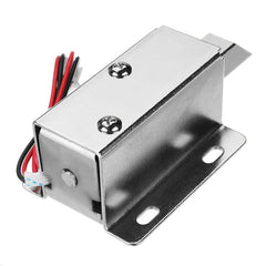 24V DC Electric Lock Assembly Solenoid Long Locking Tongue Cabinet Drawer Door