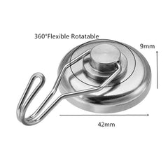 5pcs 42mm 68kg Flexible Rotatable Neodymium Magnet Metal Detector
