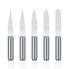 10Pcs 3.175mm Shank V-shaped CNC Milling Cutter 20/30/45/60/90 Angle Engraving Bit Planer Drill