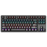 ABS Keycaps Mehcanical Keyboard 87 Keys RGB TKL Gaming Keyboard Removable Upper Cover For Office