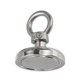 42mm 68kg Neodymium Recovery Magnet Metal Detector Eyebolt Circular Ring