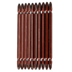 10pcs S2 100mm 150mm Screwdriver Bit Magnetic Double End PH2 Drill Head Screwdriver Bit