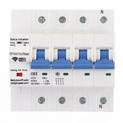 WiFi Smart Circuit 63A Breaker Switch Smart Home Automation Overload Short Circuit Voice Control with Alexa Google home