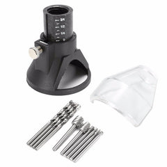 Rotary Positioner Locator with Protective Cover 6pcs Wood Milling Cutter and 4pcs Drills