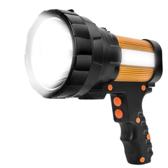 Super Bright Tactical Flashlight USB Rechargeable Flashlight Super Bright Handheld Irradiation Light With Tripod For Camping Hunting