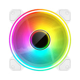 12cm PC Computer Case Fan Cooling Cooler 5V 3Pin/4Pin Adjustable RGB Silent Chassis Cooler Radiator