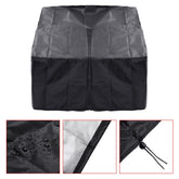 34/40 inch Square Gas Fire Cover Waterproof Anti-UV Heavy Duty Fire Pit Protector for Patio Garden Camping Water-resist Covers